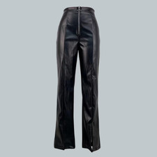 Laced Flared Genuine Leather