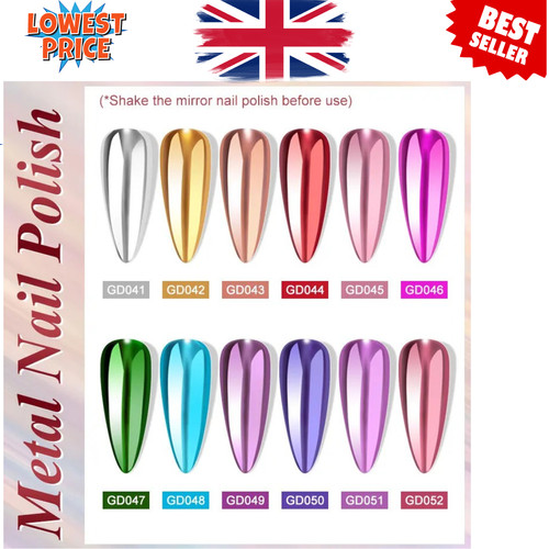 Metallic nail polish - metallic, super