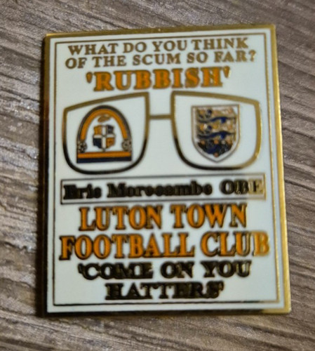 Luton town enamel eric - luton,