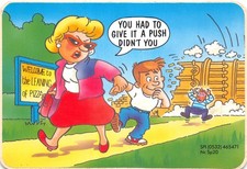 MIXED COMIC POSTCARDS NAUGHTY