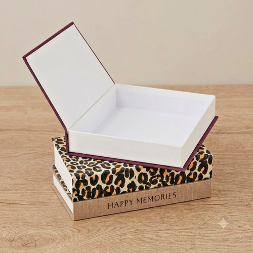 Pcs decorative book box - 3, set