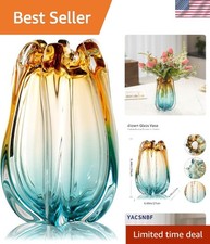 Hand Blown Glass Flower vases