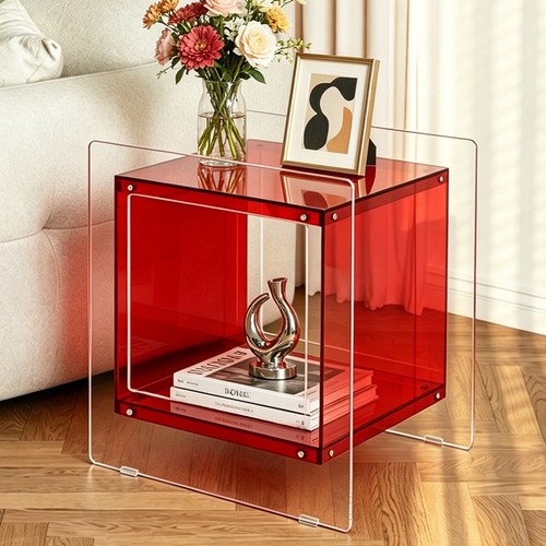 Acrylic sofa side - sofa, table