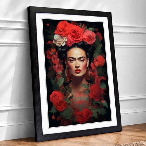 Frida kahlo digital framed - frida,