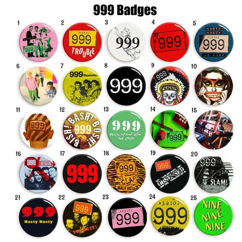 999 badges 25mm - badges,