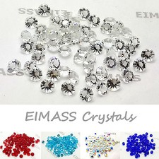 GLASS DIAMONDS, WEDDING TABLE SCATTER CRYSTALS DECORATION, EIMASS® 3787 CHATONS