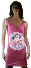 Amplified Rolling Stones Live In Concert '78 Rock Star Shirt Dress Kleid Pink M