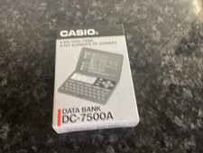 Vintage Casio Data Bank