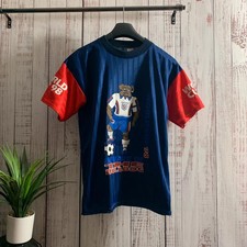 England 1998 Beware of The Bulldog Vintage World Cup T Shirt Size Medium