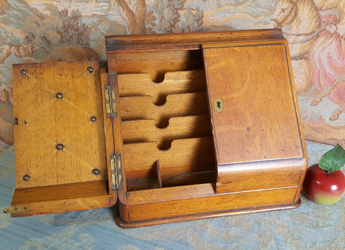 Wooden writing stationery box - wooden,
