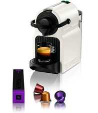 KRUPS Nespresso Inissia XN1001 Pod Coffee Machine in White - EU Plug Converter