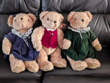 Henry (and his big day out) & Katie & Emily Collectable Jointed Teddy Bears 