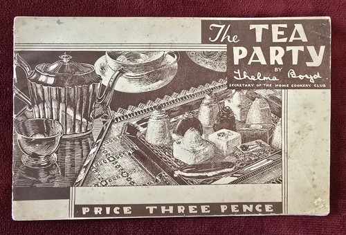 Vintage recipe booklet - recipe, "the