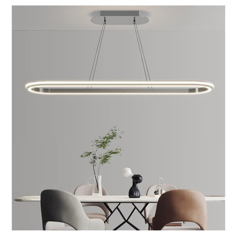 Mikeru modern led oval pendant - oval,