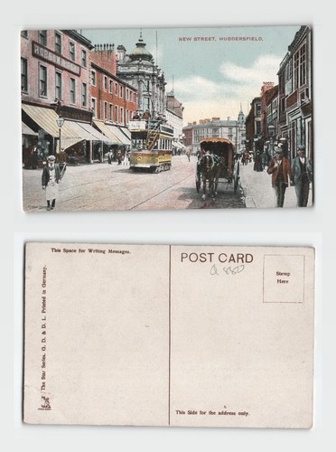Postcard new street - postcard,