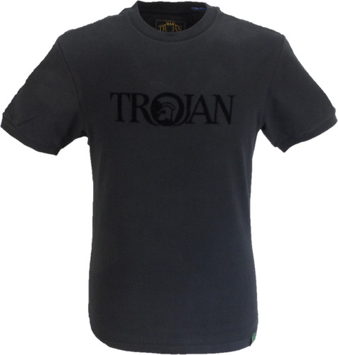 Trojan mens black - black, logo
