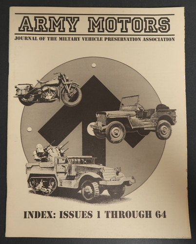 Army motors magazine journal - motors,