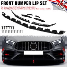 FOR Benz A CLASS W177 AMG45 FRONT BUMPER SPLITTER AERO KIT FRONT CANARDS 2018+