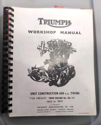 Triumph workshop manual - triumph, unit