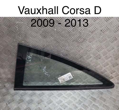 Vauxhall corsa quarter glass - d,