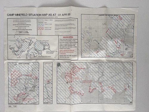 Falklands camp minefield - camp,