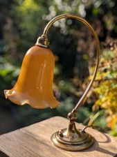 Vintage Brass Swan Neck Tulip