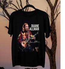 Duane Allman Brothers Signed Full size Black Shirt Gift Fans NG2310