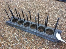 WWII Rolls Royce Griffon Engine Cylinder Bank Storage Transit Bases. Ex BBMF