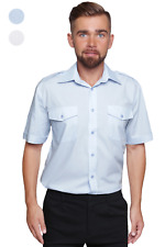 Mens Pilot Shirt Short Sleeve