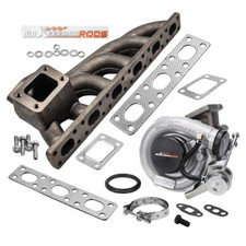 T3 T04E Billet Turbo w/ Manifold for BMW E36 E46 M50 M52 320i 328i 325i 320Ci
