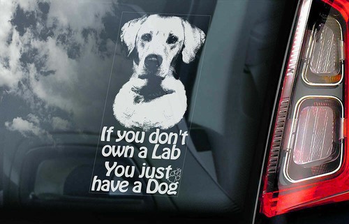 Labrador car sticker dog - sticker,,