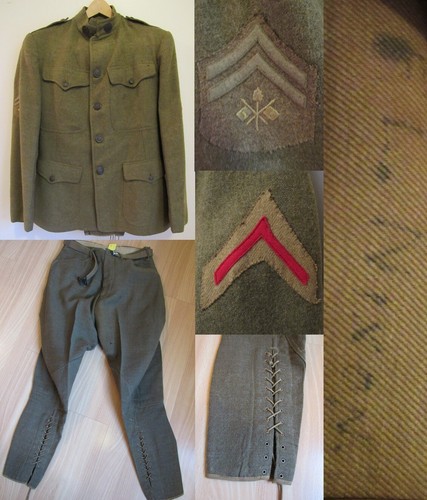 Named ww1 uniform f - uniform, "f.l