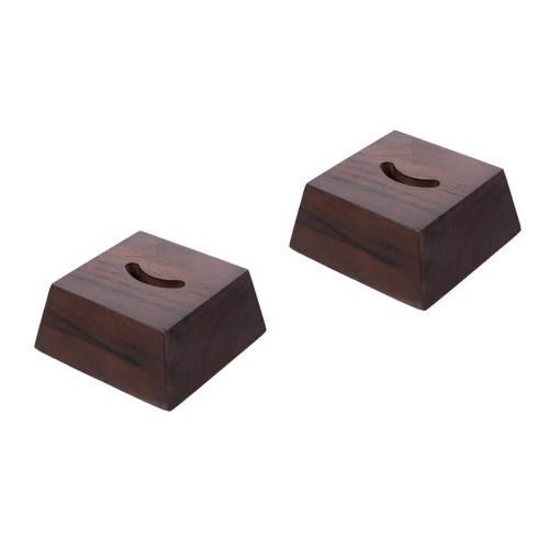 2pcs wooden shoe horn base - wooden,