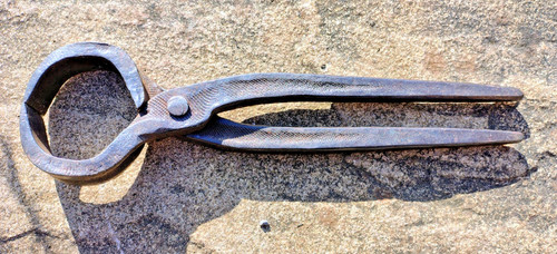 Vintage blacksmiths tongs - blacksmiths,