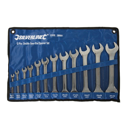 Silverline 12pc open ended - silverline,