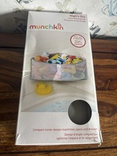Munchkin High'n Dry Corner Bath Toy Organiser, Grey