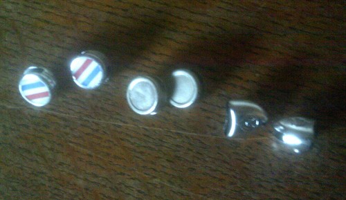 Vintage toe strap buttons - strap,