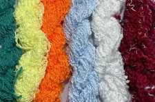 Job lot bundle Yarn Wool Crafts Pom Fancy Boucle Poodle Slub 6x 10 meters 382