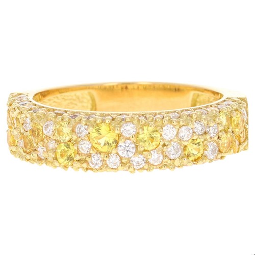 Natural yellow sapphire - natural, white