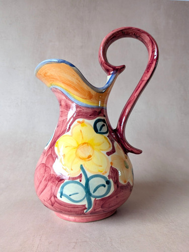 Vintage hand painted ceramic - hand,