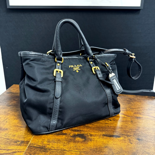 Prada convertible belted tote - convertible,