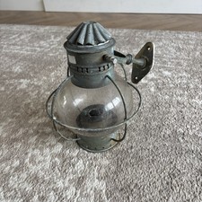 Old Brass Ship Lamp, Will Make A Really Stylish/quirky Light