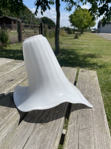 Vintage white glass - vintage, shade