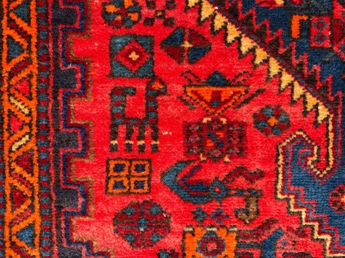 4x6 vintage heriz rug - 4x6,