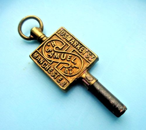 Advertising pocket watch key - watch,