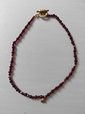 Vintage Garnet Bead Choker