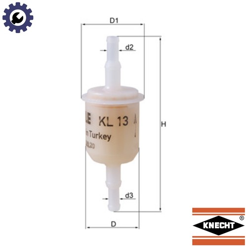 Fuel filter for alfa - fuel, of