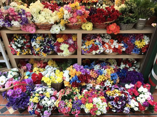 12x artificial flower bunches - 12x,
