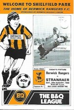 Berwick rangers stranraer - berwick,