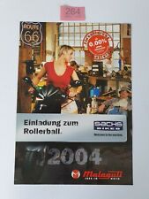 SACHS BIKES ROLLERBALL / MOTORCYCLE BROCHURE 4 Pgs 2004 VNC GERMAN